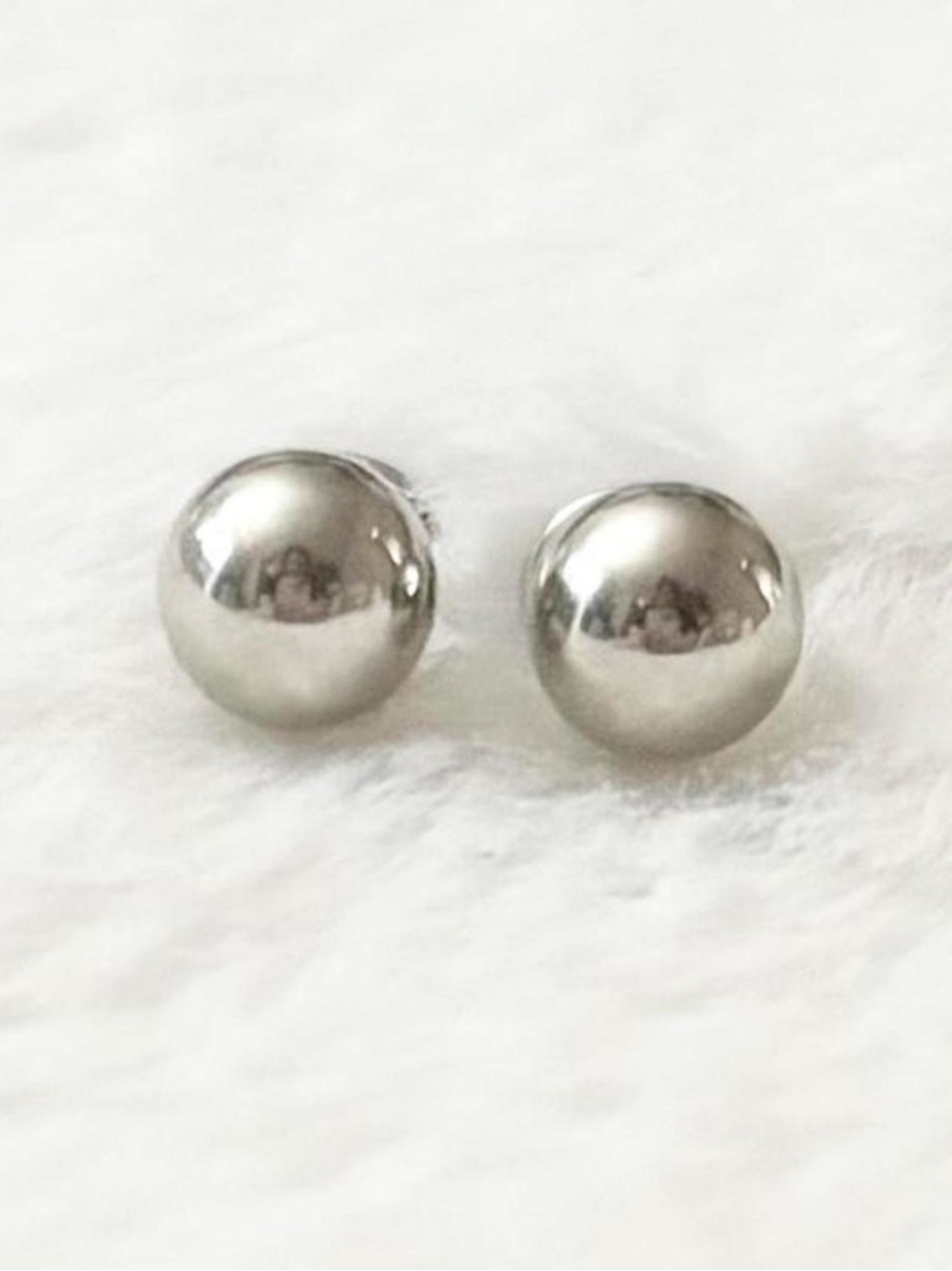 5/$15 🩷 MUST BUNDLE Silver Ball Stud Earrings - Silver